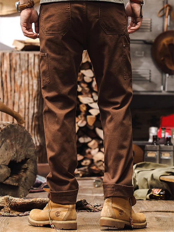 RUGGERI MILANO™ | PANTALONI IN COTONE TECNICO DA UOMO