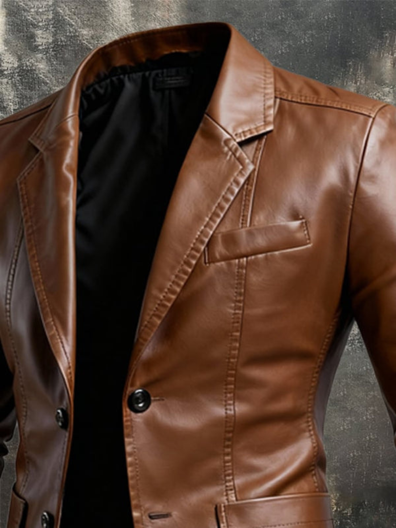 RUGGERI MILANO™ | GIACCA IN PELLE ELEGANTE