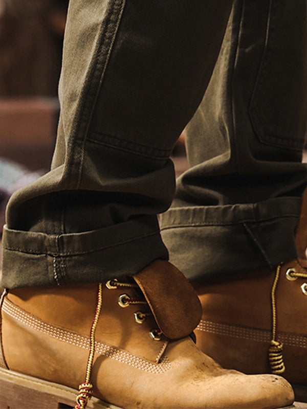 RUGGERI MILANO™ | PANTALONI IN COTONE TECNICO DA UOMO