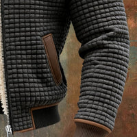 RUGGERI MILANO™ | GIACCONE TRAPUNTATO ELEGANTE CON COLLO RIFINITO