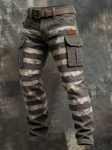 RUGGERI MILANO™ | PANTALONI CARGO RINFORZATI