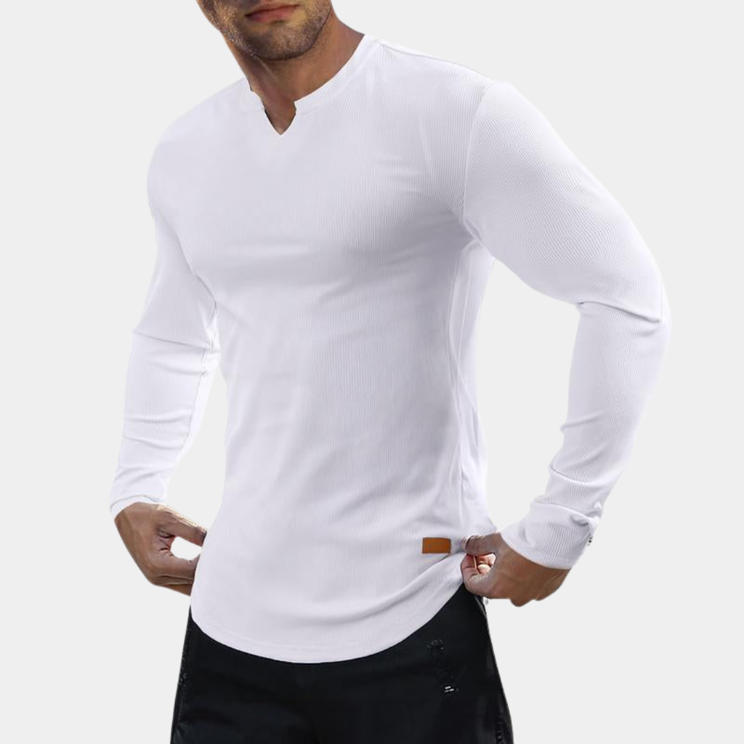 RUGGERI MILANO™ | MAGLIA A MANICHE LUNGHE SCULPTING