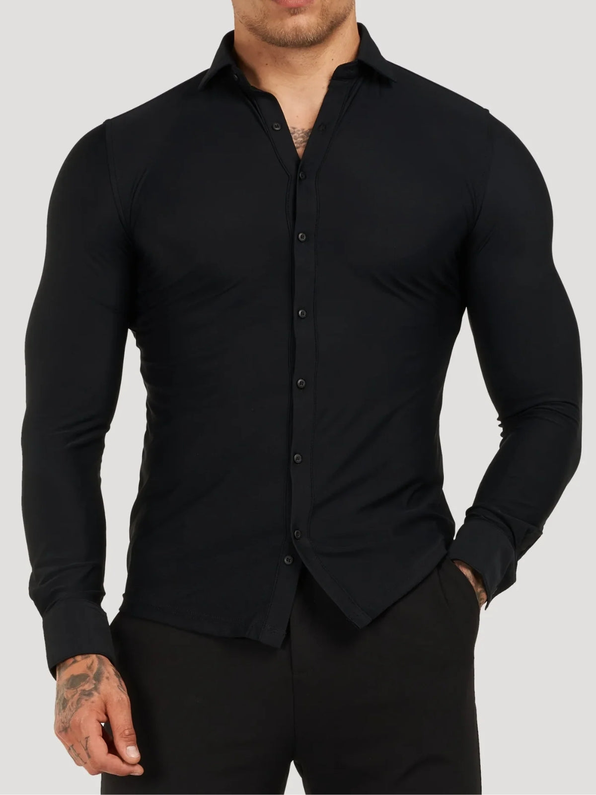 RUGGERI MILANO™ | CAMICIA STRETCH SENZA STIRO