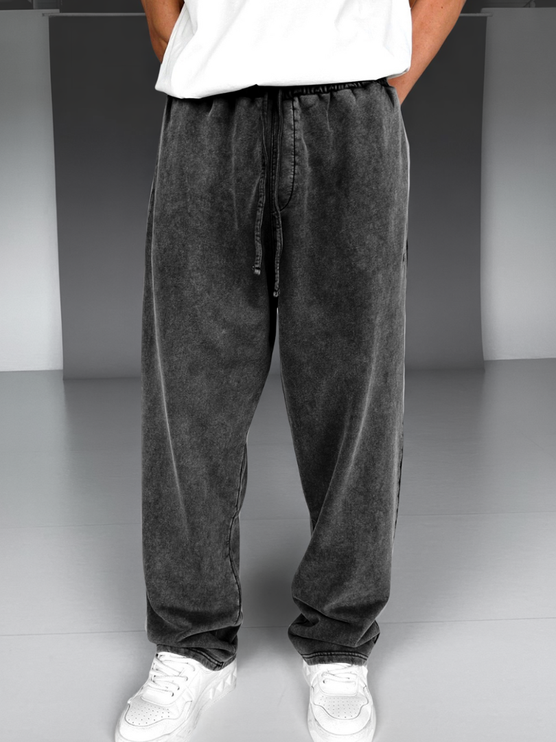 RUGGERI MILANO™ | PANTALONE LAVATO CON COULISSE