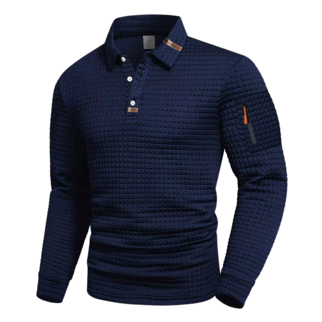 RUGGERI MILANO™ | POLO MODERNO CON COLLETTO ABOTTONATO