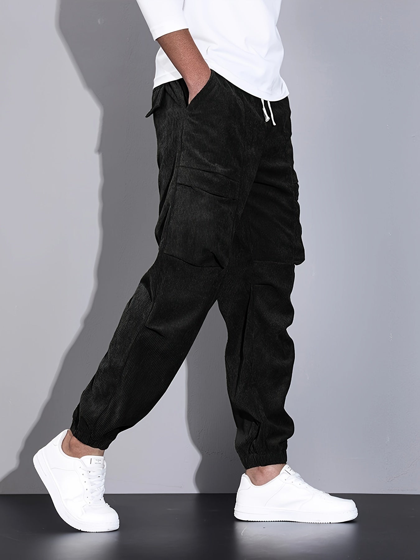 RUGGERI MILANO™ | PANTALONI CARGO IN CORDUROY