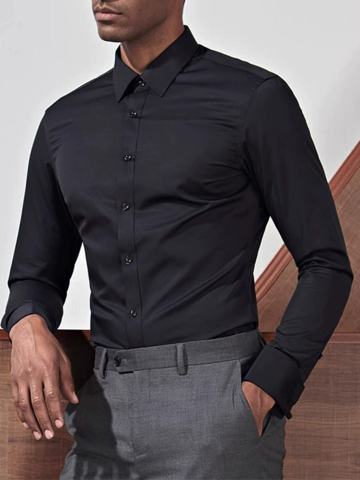 RUGGERI MILANO™ | CAMICIA STRETCH SENZA STIRO