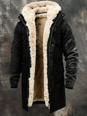 RUGGERI MILANO™ | CAPPOTTO MEDIO CON PELLICCIA RAFFINATA