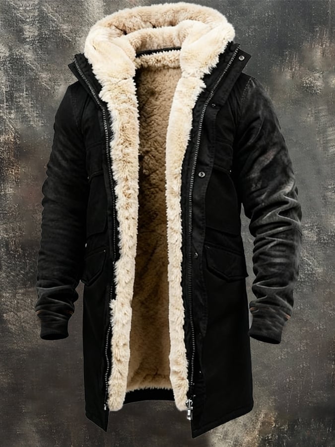 RUGGERI MILANO™ | CAPPOTTO MEDIO CON PELLICCIA RAFFINATA