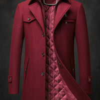 RUGGERI MILANO™ | CAPPELLOTTO STRUTTURATO CON COLLO ALTO E INTERNO IMBOTTITO