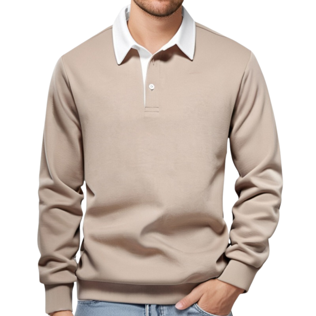 RUGGERI MILANO™ | POLO DI LUSSO A MANICHE LUNGHE