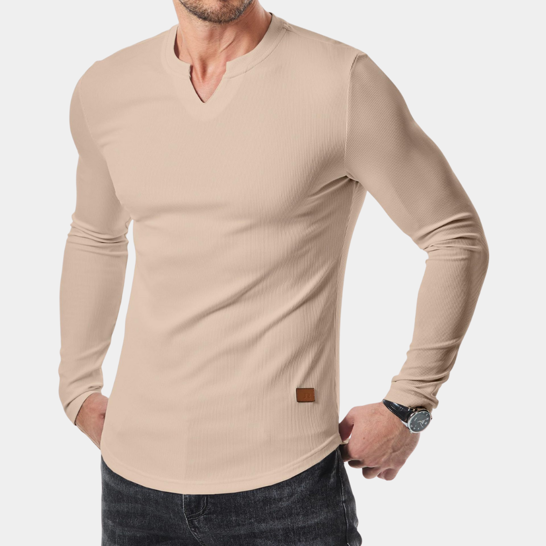 RUGGERI MILANO™ | MAGLIA A MANICHE LUNGHE SCULPTING