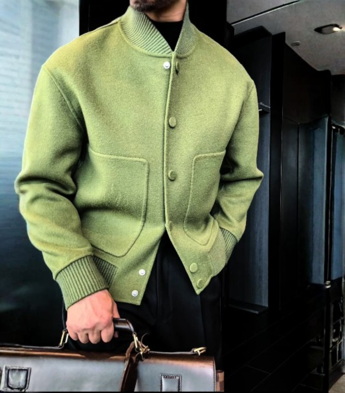 RUGGERI MILANO™ | BLOUSON ELEGANTE CON BOTTONI