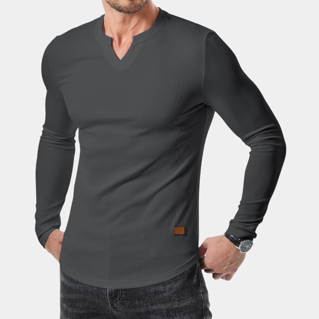 RUGGERI MILANO™ | MAGLIA A MANICHE LUNGHE SCULPTING