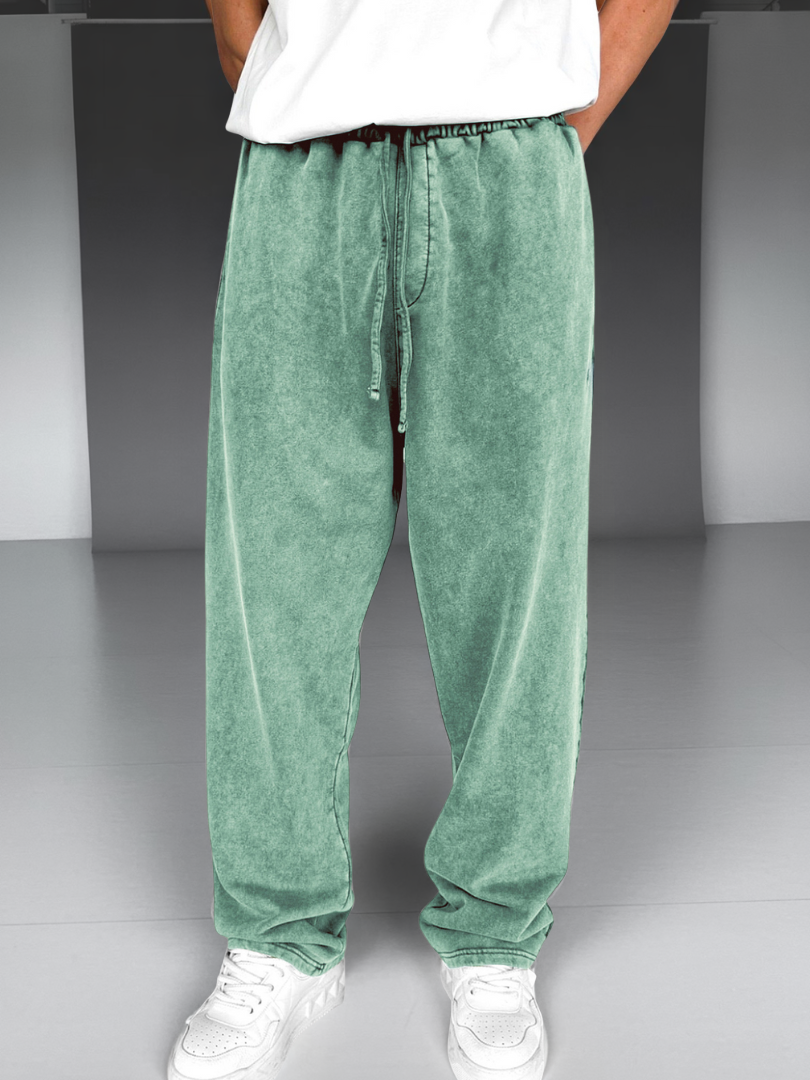 RUGGERI MILANO™ | PANTALONE LAVATO CON COULISSE