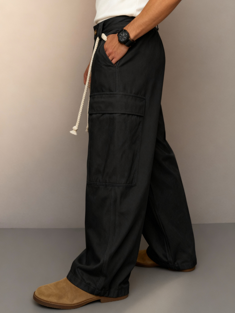 RUGGERI MILANO™ | PANTALONE CARGO MORBIDO