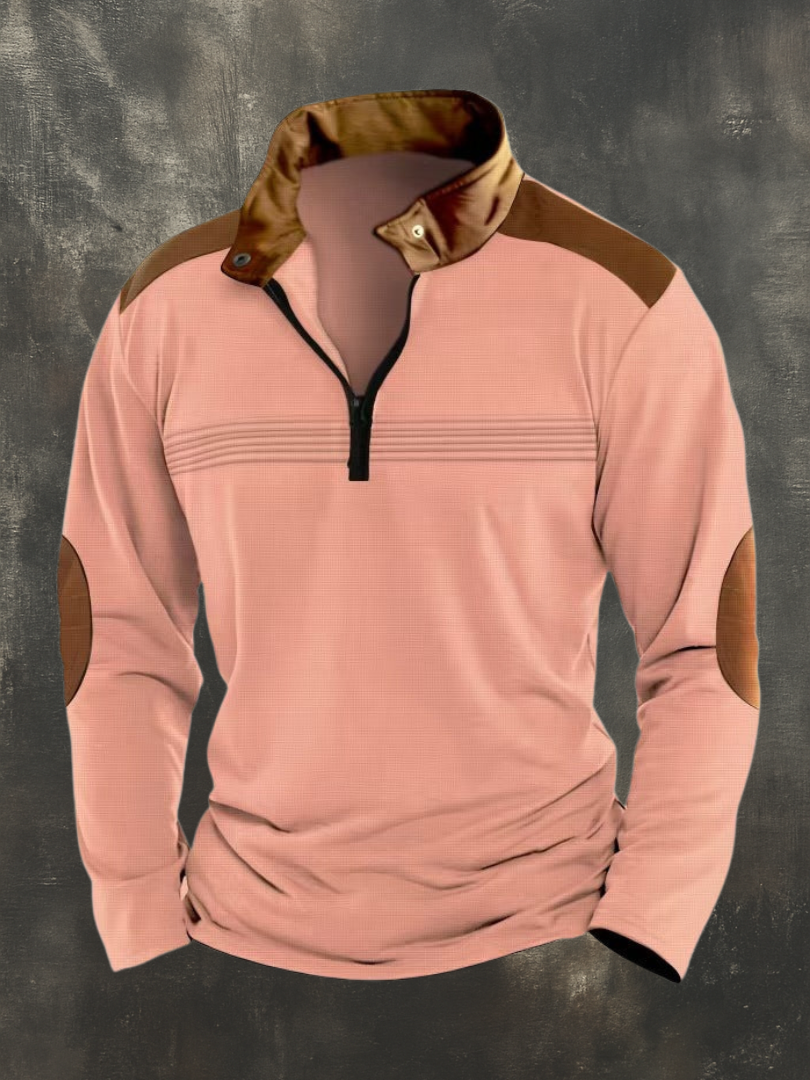 RUGGERI MILANO™ | TOP STRUTTURATO CON COLLO APERTO DA UOMO