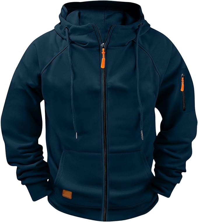 RUGGERI MILANO™ | FELPA MODERNA CON ZIP