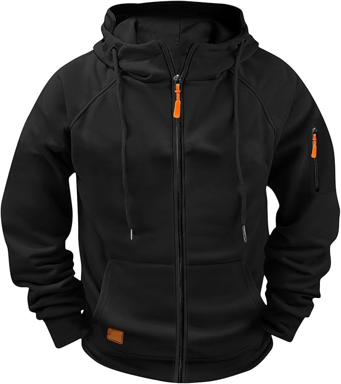 RUGGERI MILANO™ | FELPA MODERNA CON ZIP