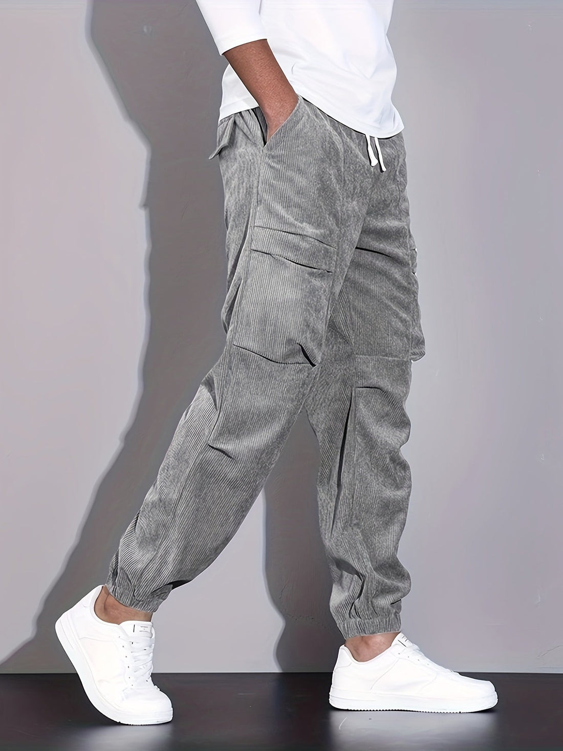 RUGGERI MILANO™ | PANTALONI CARGO IN CORDUROY