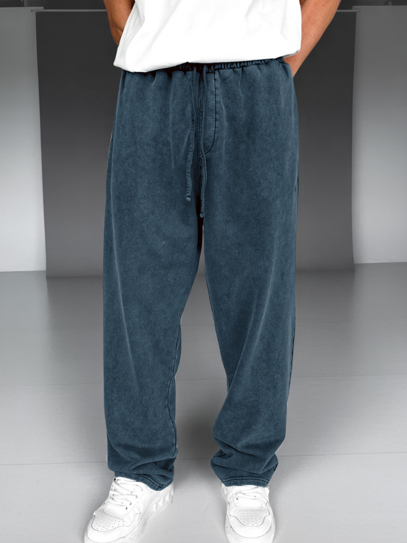 RUGGERI MILANO™ | PANTALONE LAVATO CON COULISSE