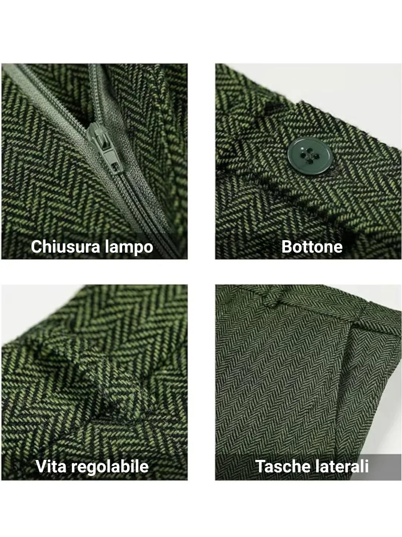 RUGGERI MILANO™ | ABITO ELEGANTE 3 PEZZI DA UOMO