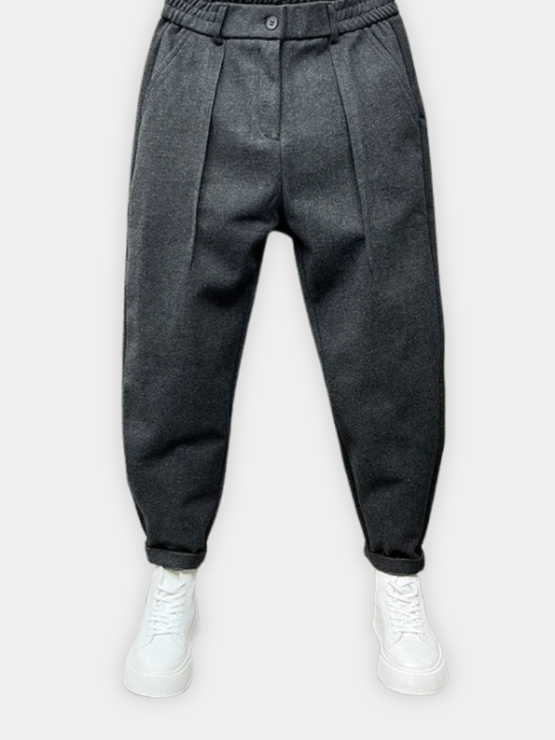 RUGGERI MILANO™ | PANTALONI INTRAMONTABILI A TAGLIO STRUTTURATO