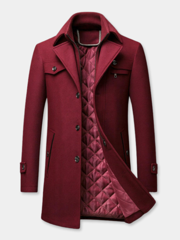 RUGGERI MILANO™ | CAPPELLOTTO STRUTTURATO CON COLLO ALTO E INTERNO IMBOTTITO