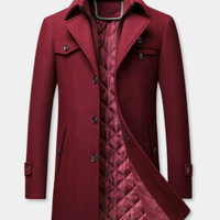 RUGGERI MILANO™ | CAPPELLOTTO STRUTTURATO CON COLLO ALTO E INTERNO IMBOTTITO