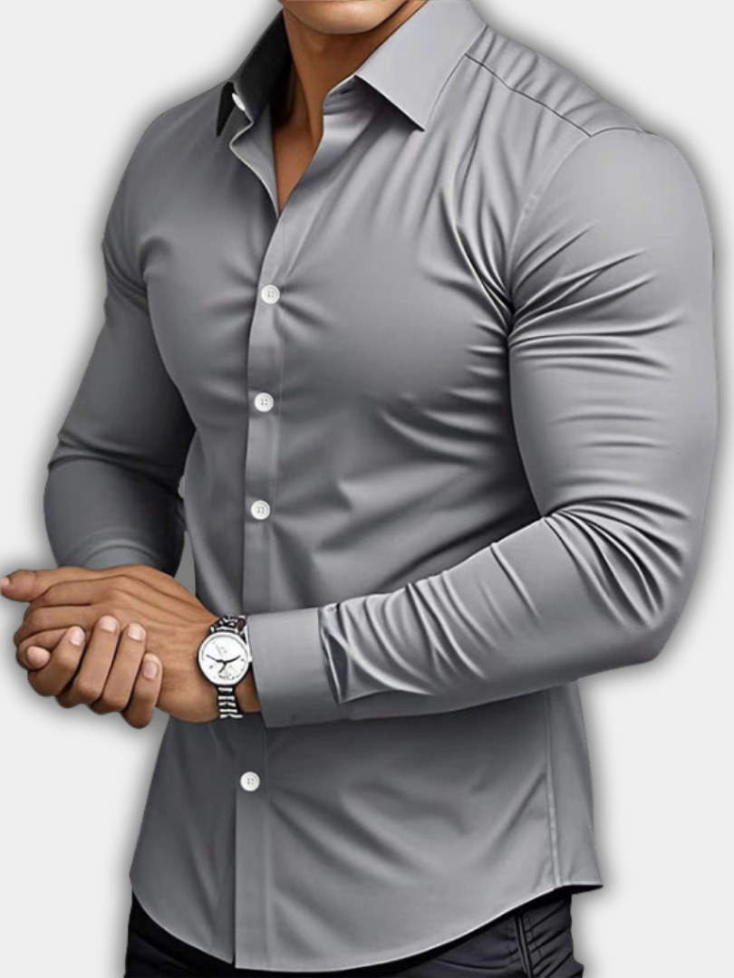 RUGGERI MILANO™ | CAMICIA ANTIPIEGA ESTENSIBILE