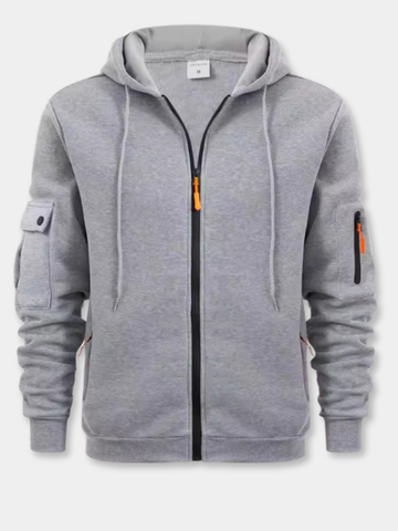 RUGGERI MILANO™ | FELPA POLIVALENTE CON ZIP