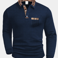 RUGGERI MILANO™ | POLO TEXTURIZZATO A MANICHE LUNGHE