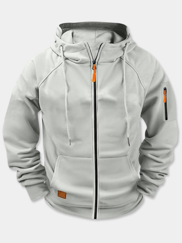 RUGGERI MILANO™ | FELPA MODERNA CON ZIP