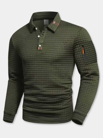 RUGGERI MILANO™ | POLO MODERNO CON COLLETTO ABOTTONATO