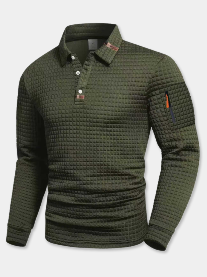 RUGGERI MILANO™ | POLO MODERNO CON COLLETTO ABOTTONATO