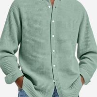 RUGGERI MILANO™ | CAMICIA TESTURIZZATA ELEGANTE A TAGLIO CURATO