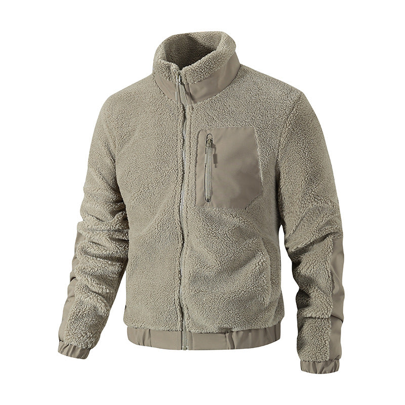 RUGGERI MILANO™ | GIACCA IN PILE ELEGANTE A COLLO ALTO