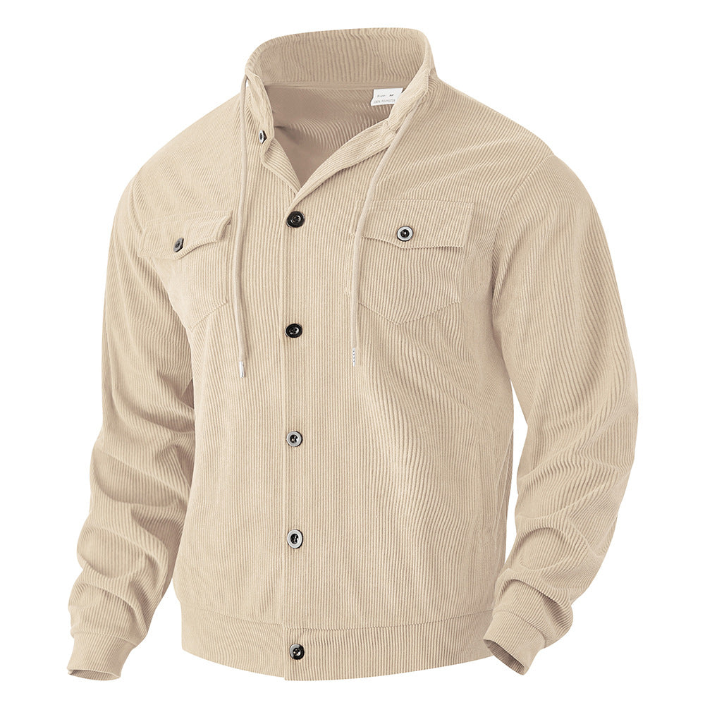 RUGGERI MILANO™ | OVERSHIRT IN VELLUTO A COSTE