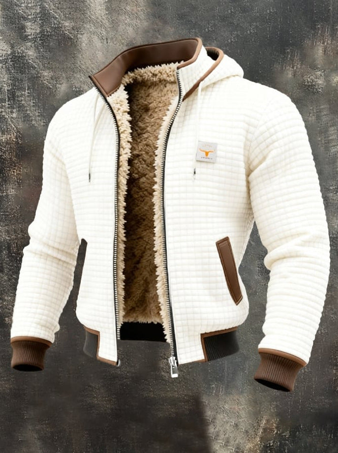 RUGGERI MILANO™ | GIACCONE TRAPUNTATO ELEGANTE CON COLLO RIFINITO