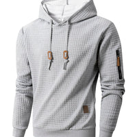 RUGGERI MILANO™ | FELPA ELEGANTE CON CAPPUCCIO E DETTAGLIO A CONTRASTO