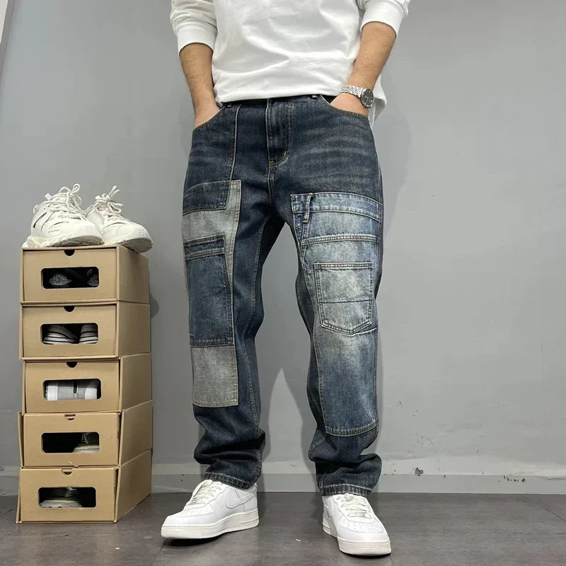 RUGGERI MILANO™ | JEANS CARGO PATCHWORK