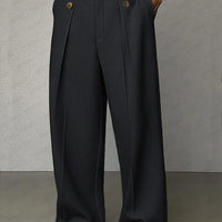 RUGGERI MILANO™ | PANTALONE ELEGANTE CON PINCES