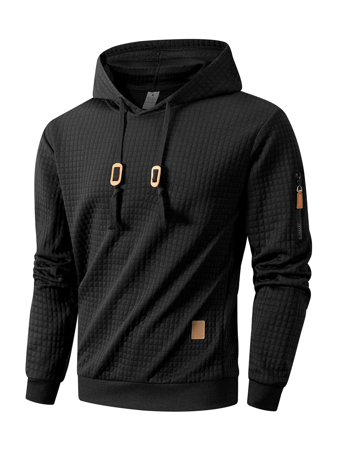 RUGGERI MILANO™ | FELPA ELEGANTE CON CAPPUCCIO E DETTAGLIO A CONTRASTO