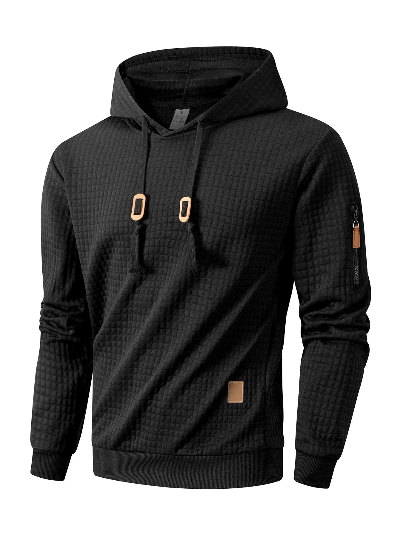 RUGGERI MILANO™ | FELPA ELEGANTE CON CAPPUCCIO E DETTAGLIO A CONTRASTO