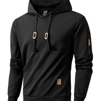 RUGGERI MILANO™ | FELPA ELEGANTE CON CAPPUCCIO E DETTAGLIO A CONTRASTO