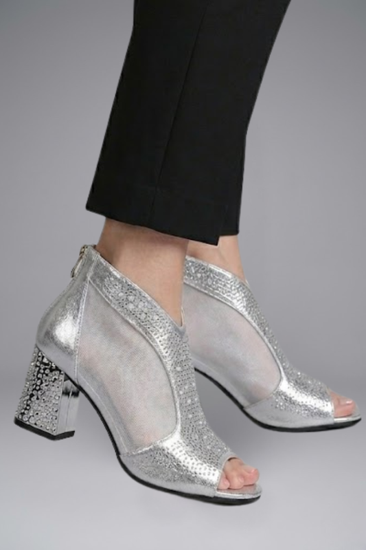 Women's Sandals with Open-Toe Design for Evening Wear