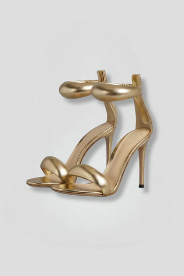 Women's Sandals with Slim High Heel for All-Season Wear