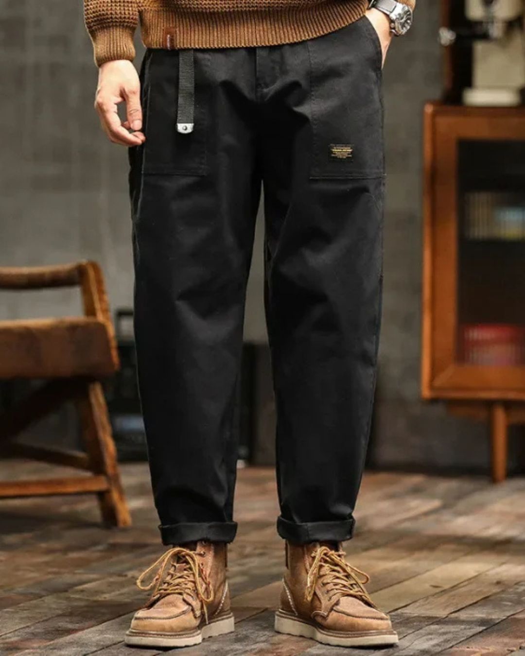RUGGERI MILANO™ | PANTALONE CARGO CLASSICO