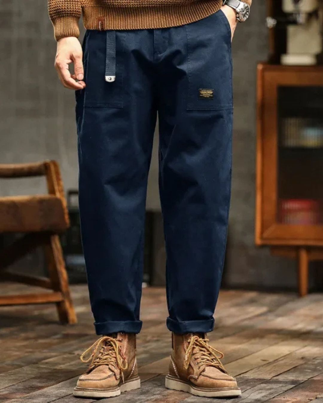 RUGGERI MILANO™ | PANTALONE CARGO CLASSICO