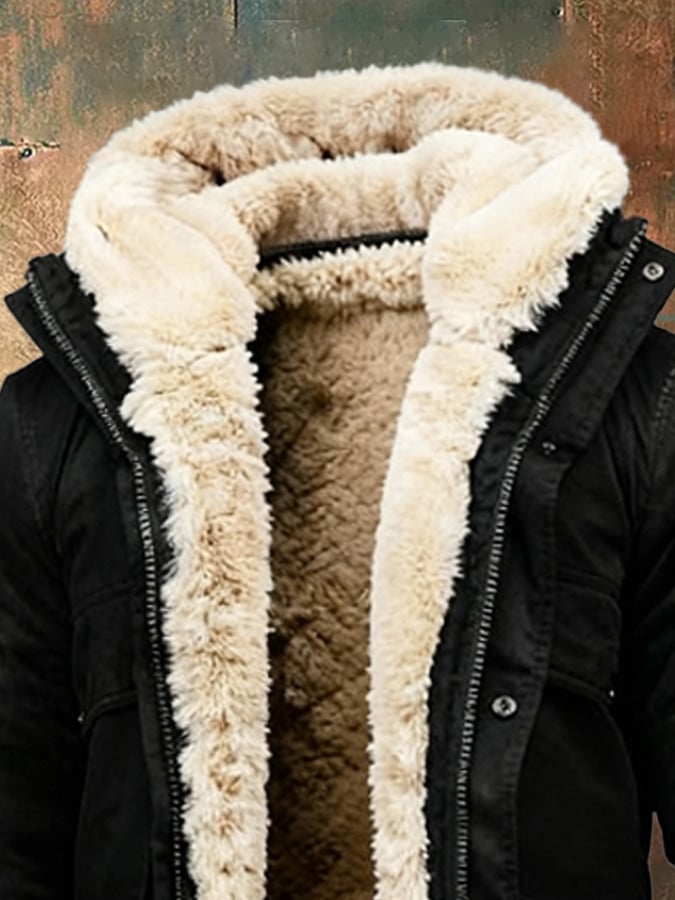 RUGGERI MILANO™ | CAPPOTTO MEDIO CON PELLICCIA RAFFINATA